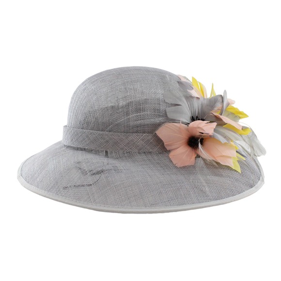 Bellissima Spring Summer Easter Church Wedding Derby Hat $148 Tags  #HT199 - Picture 2 of 4